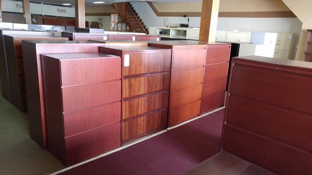 Wooden Filing Cabinets (2)